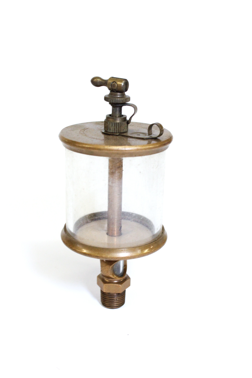 Antique Brass and Glass Drip Oilers EBTH